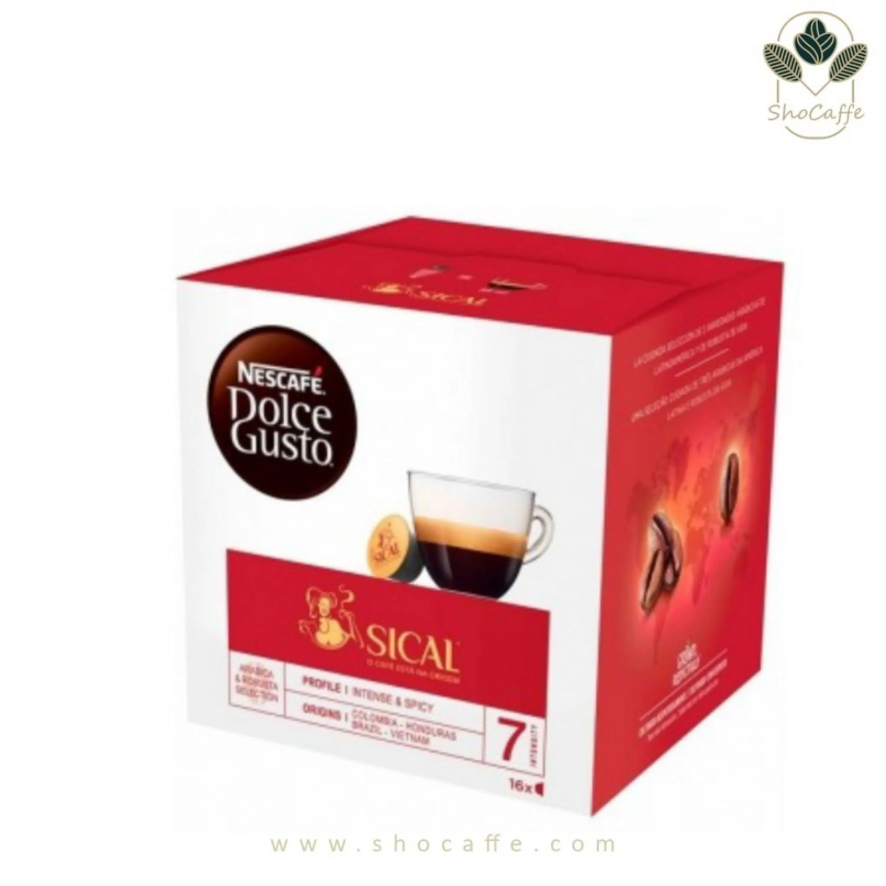 کپسول قهوه دولچه گوستو مدل سیکال Sical